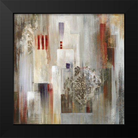 Joya Black Modern Wood Framed Art Print by Lera