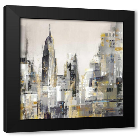 New York I Black Modern Wood Framed Art Print by Mravyan, Valeria