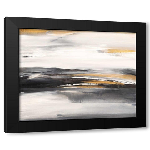 Gold Rush I Black Modern Wood Framed Art Print by Mravyan, Valeria