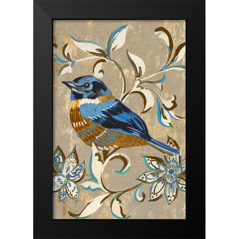 Tweet II Black Modern Wood Framed Art Print by Mravyan, Valerie