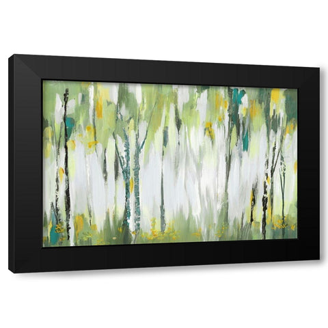 Breezy I Black Modern Wood Framed Art Print with Double Matting by Mravyan, Valeria