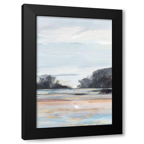 Organic Field I Black Modern Wood Framed Art Print by Mravyan, Valeria