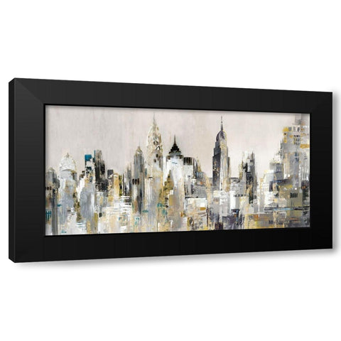 New York, New York  Black Modern Wood Framed Art Print with Double Matting by Mravyan, Valeria