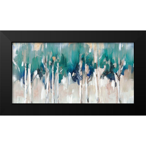 Lineament I Black Modern Wood Framed Art Print by Mravyan, Lera
