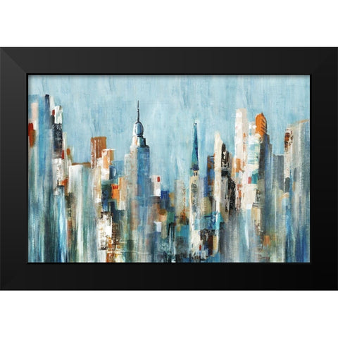 Channel I  Black Modern Wood Framed Art Print by Lera