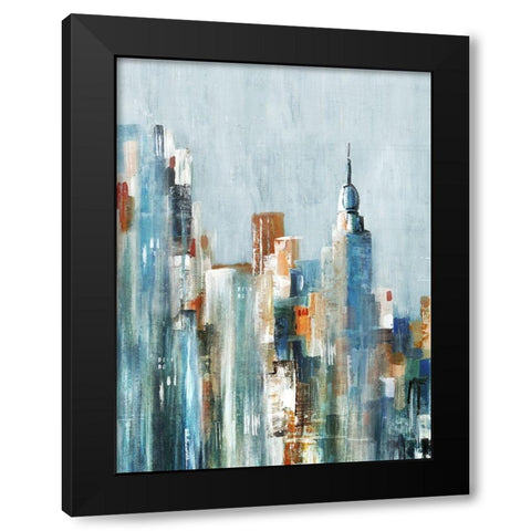 Channel IIIÂ  Black Modern Wood Framed Art Print with Double Matting by LeraÂ 