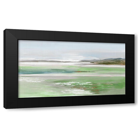 Waves whisper  Black Modern Wood Framed Art Print by Lera