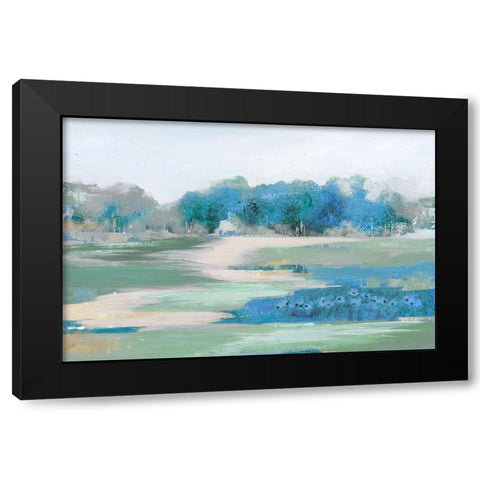 In The Middle of Nature Black Modern Wood Framed Art Print with Double Matting by Lera