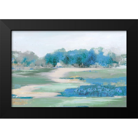 In The Middle of Nature Black Modern Wood Framed Art Print by Lera