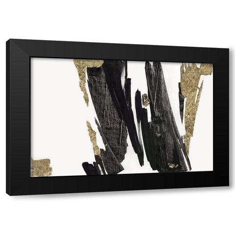 Stretching I  Black Modern Wood Framed Art Print by Lera