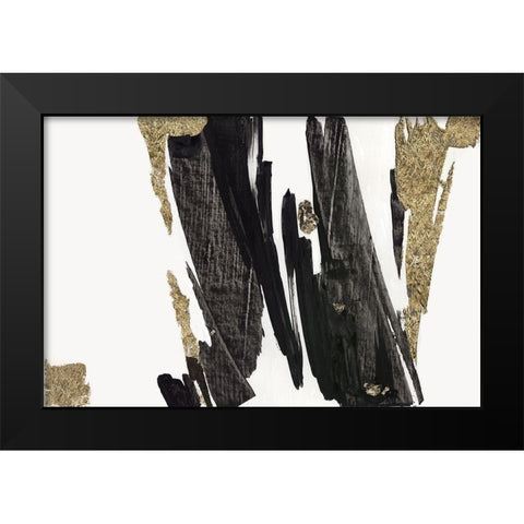 Stretching I  Black Modern Wood Framed Art Print by Lera