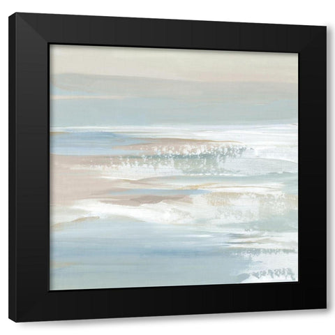 Shadows of the Sea II Black Modern Wood Framed Art Print with Double Matting by Lera