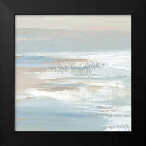 Shadows of the Sea II Black Modern Wood Framed Art Print by Lera