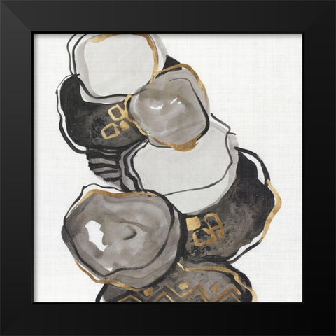 Golden Gate I  Black Modern Wood Framed Art Print by Lera