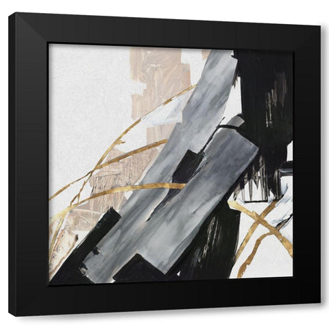 Thunder Chasing II Black Modern Wood Framed Art Print by Lera