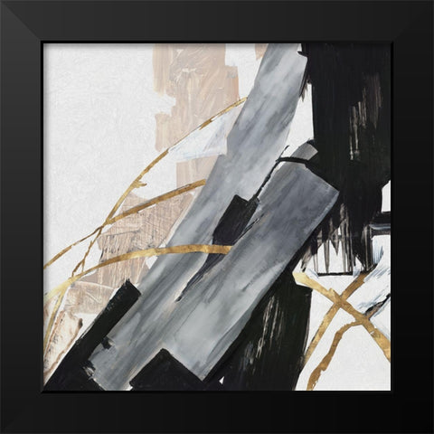Thunder Chasing II Black Modern Wood Framed Art Print by Lera