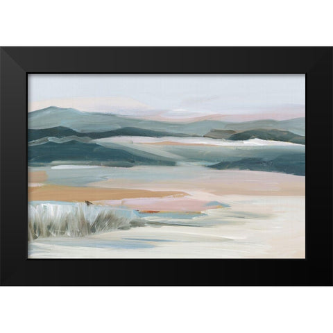 Whispers in the Sky  Black Modern Wood Framed Art Print by Lera