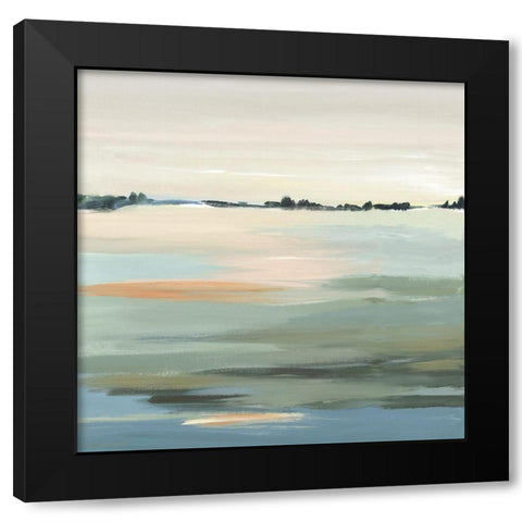 The Calm I  Black Modern Wood Framed Art Print by Lera