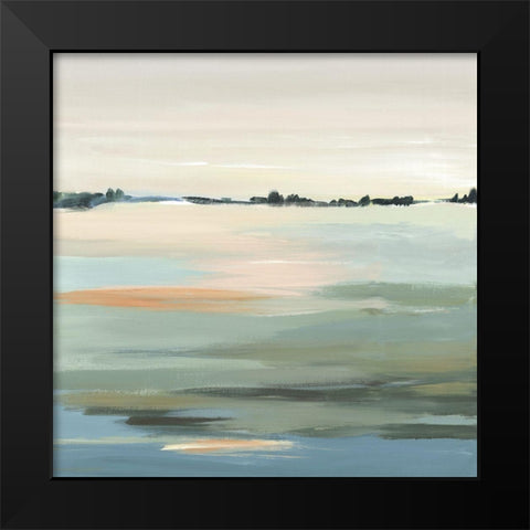 The Calm I  Black Modern Wood Framed Art Print by Lera