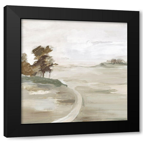 Morning Crisp II Black Modern Wood Framed Art Print by Lera