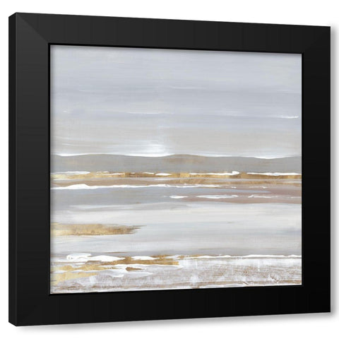 Calm Day I  Black Modern Wood Framed Art Print with Double Matting by Lera