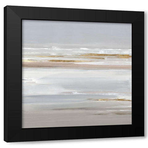Calm Day II Black Modern Wood Framed Art Print by Lera