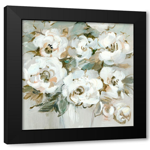 Timeless Bouquet II Black Modern Wood Framed Art Print by Lera