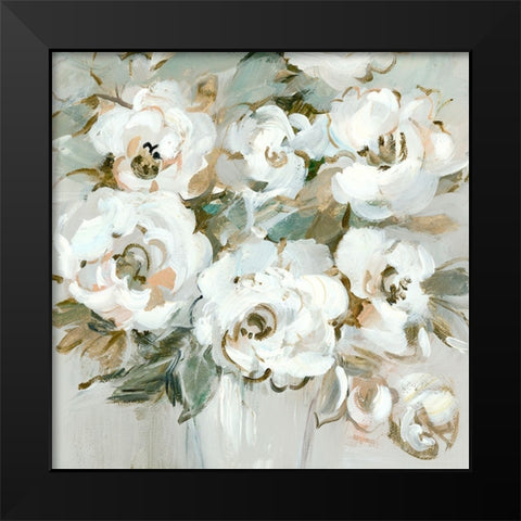 Timeless Bouquet II Black Modern Wood Framed Art Print by Lera