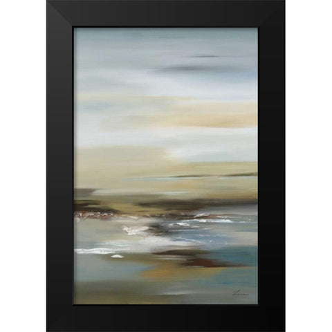 Serene I LTD. ED Black Modern Wood Framed Art Print by Lena