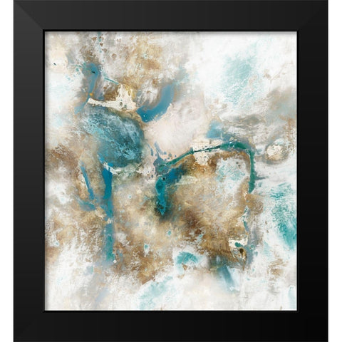 Disquiet Black Modern Wood Framed Art Print by Jacobs, Elle