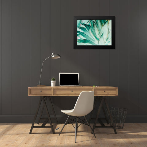 Prickle Black Modern Wood Framed Art Print by Mourier, Lily