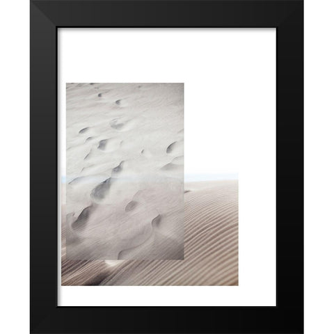 Black Modern Wood Framed Art Print by Mourier, Lily