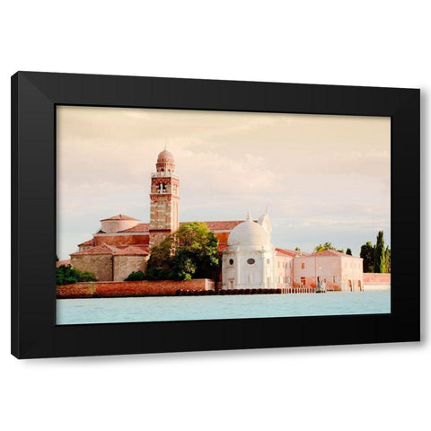 Crossing the Water Black Modern Wood Framed Art Print with Double Matting by Liidemann, Lisa