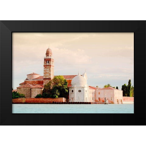 Crossing the Water Black Modern Wood Framed Art Print by Liidemann, Lisa