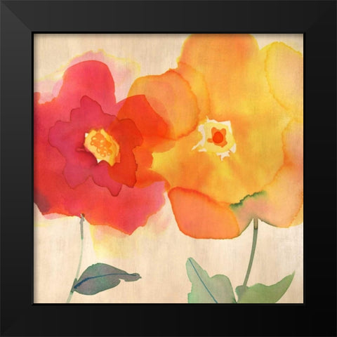 So Joyful II Black Modern Wood Framed Art Print by Berg, Margaret