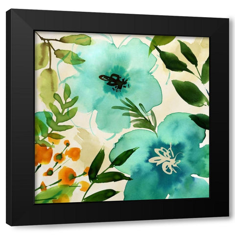 Naeva II Black Modern Wood Framed Art Print by Berg, Margaret