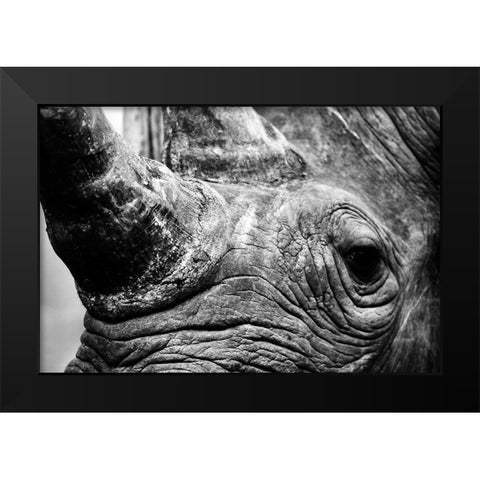 Strength Black Modern Wood Framed Art Print by Drummond, Max