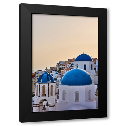 Quietude Black Modern Wood Framed Art Print by Boateng, Michael K.