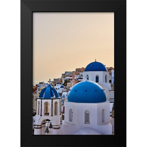 Quietude Black Modern Wood Framed Art Print by Boateng, Michael K.