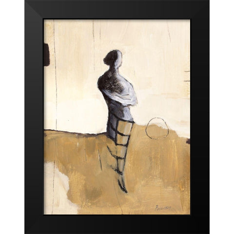 Pose I Black Modern Wood Framed Art Print by Pulliam, Mark