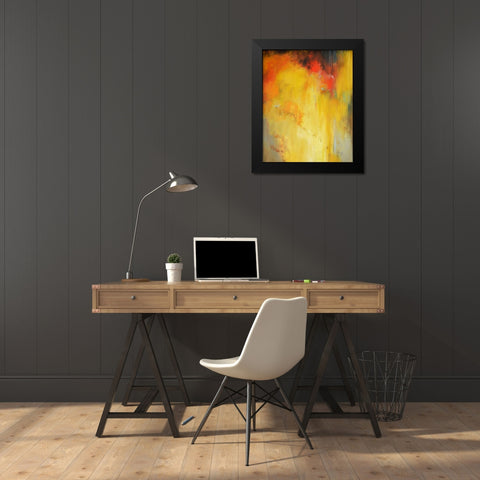 A Moment of Light Black Modern Wood Framed Art Print by Pullman, Mark