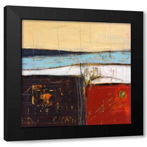 Draft II Black Modern Wood Framed Art Print by Pulliam, Mark