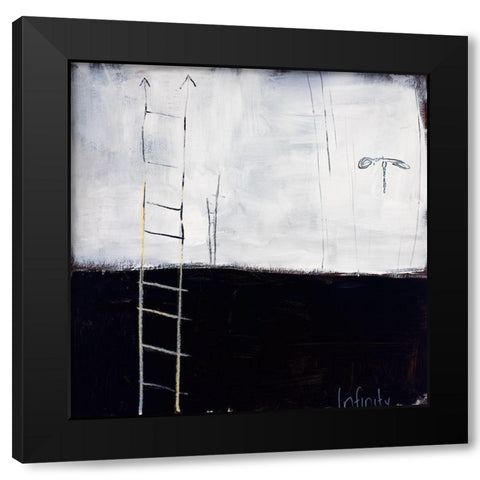 Infinity Black Modern Wood Framed Art Print by Pulliam, Mark