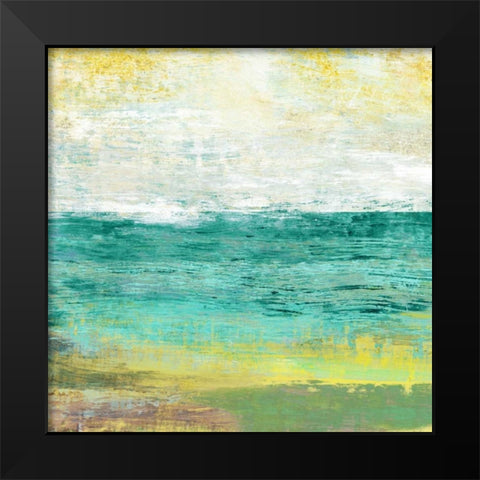 Ocean Light I Black Modern Wood Framed Art Print by Woods, Maya