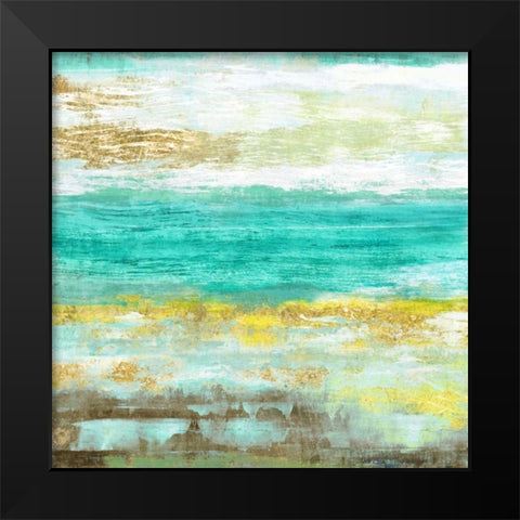 Ocean Light IV Black Modern Wood Framed Art Print by Woods, Maya