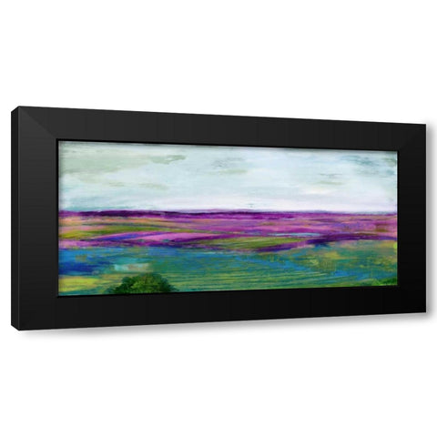 Pastoral  Black Modern Wood Framed Art Print with Double Matting by Woods, Maya