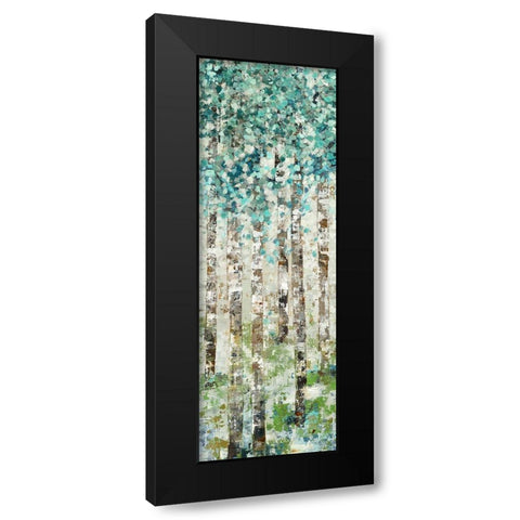 Foliage I Black Modern Wood Framed Art Print with Double Matting by Woods, Maya