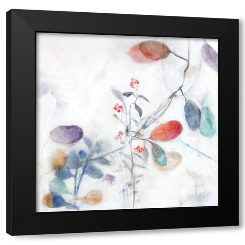 Flush of Fragrance II Black Modern Wood Framed Art Print by Woods, Maya