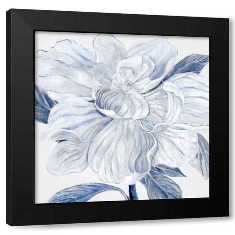 Fresh Petals I Black Modern Wood Framed Art Print by Woods, Maya