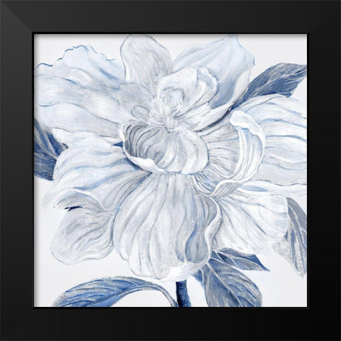 Fresh Petals I Black Modern Wood Framed Art Print by Woods, Maya